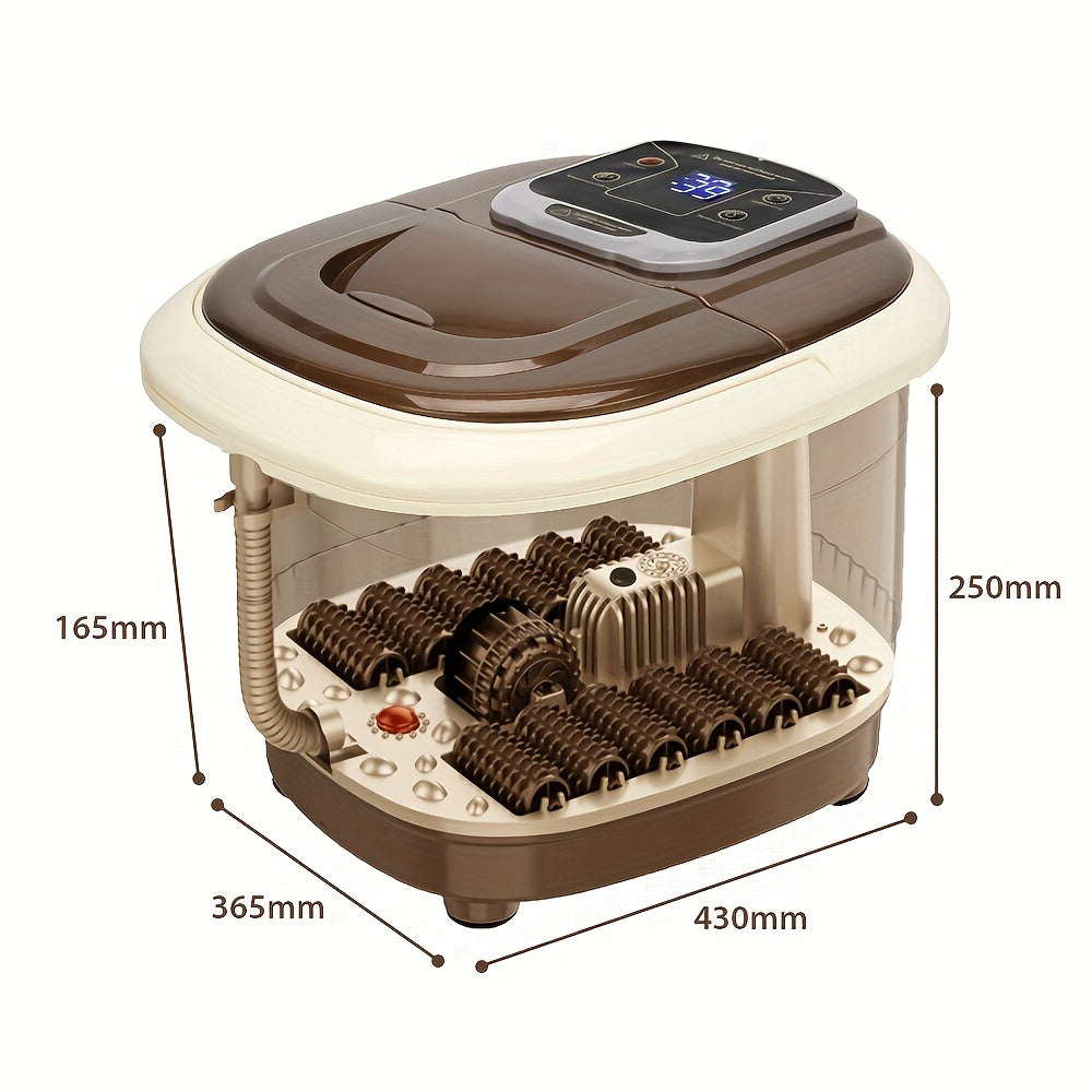 Masajeador de Pies Eléctrico con Spa y Rodillos Shiatsu