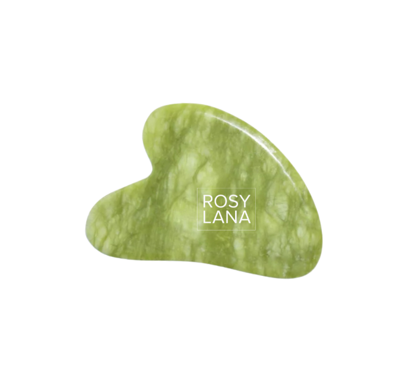 Gua Sha de Jade Verde – Masaje Facial Natural y Antiedad