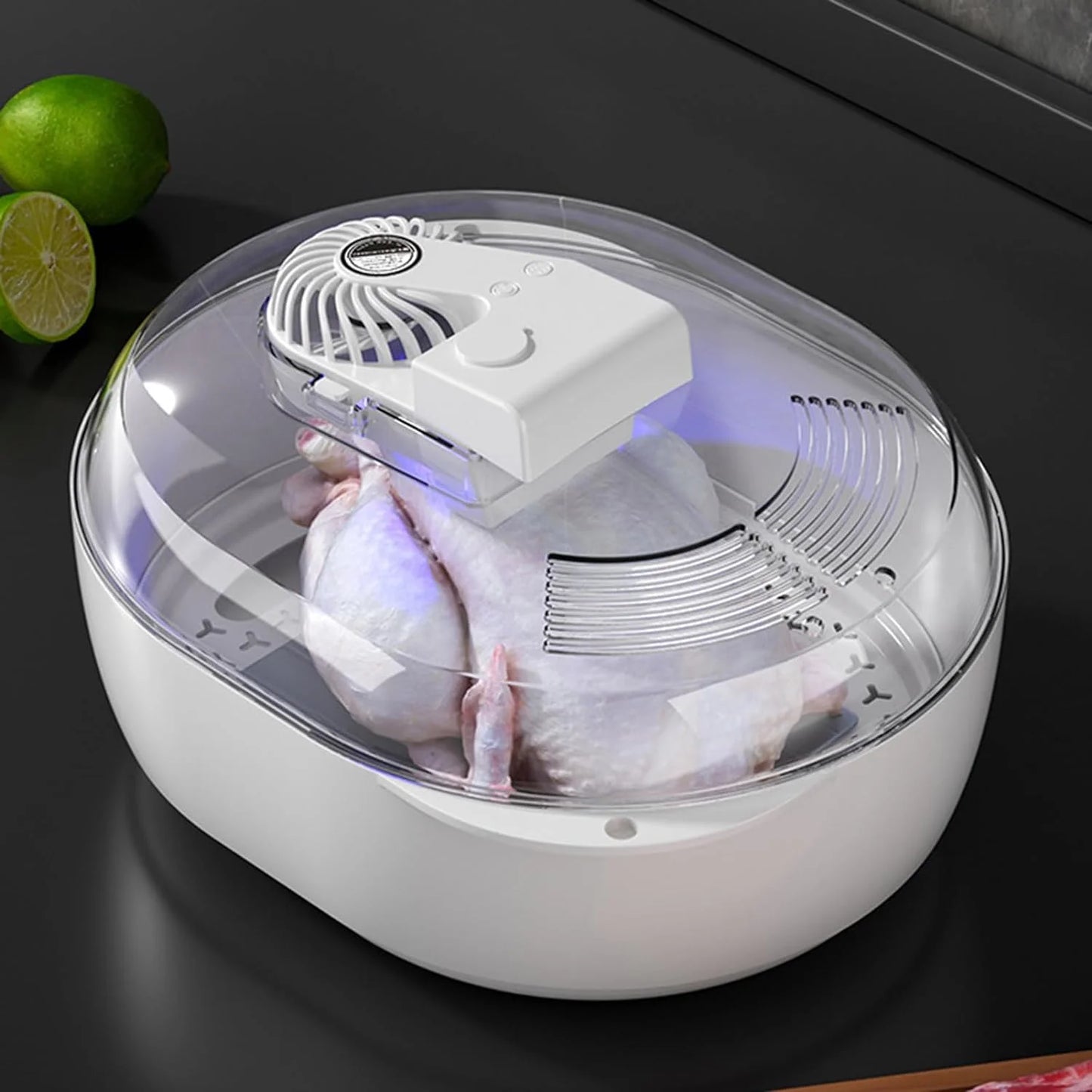 Professional Ultrasonic Frozen Meat Thawing Machine - 6-in-1 Food-Grade USB Charging Defroster