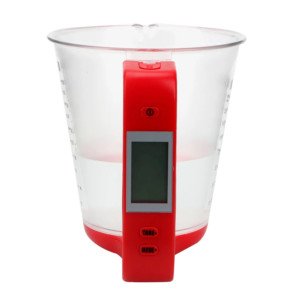 Digital Beaker Electronic Measuring Cup with LCD Display for Temperature Measurement - Hostweigh Kitchen Scale